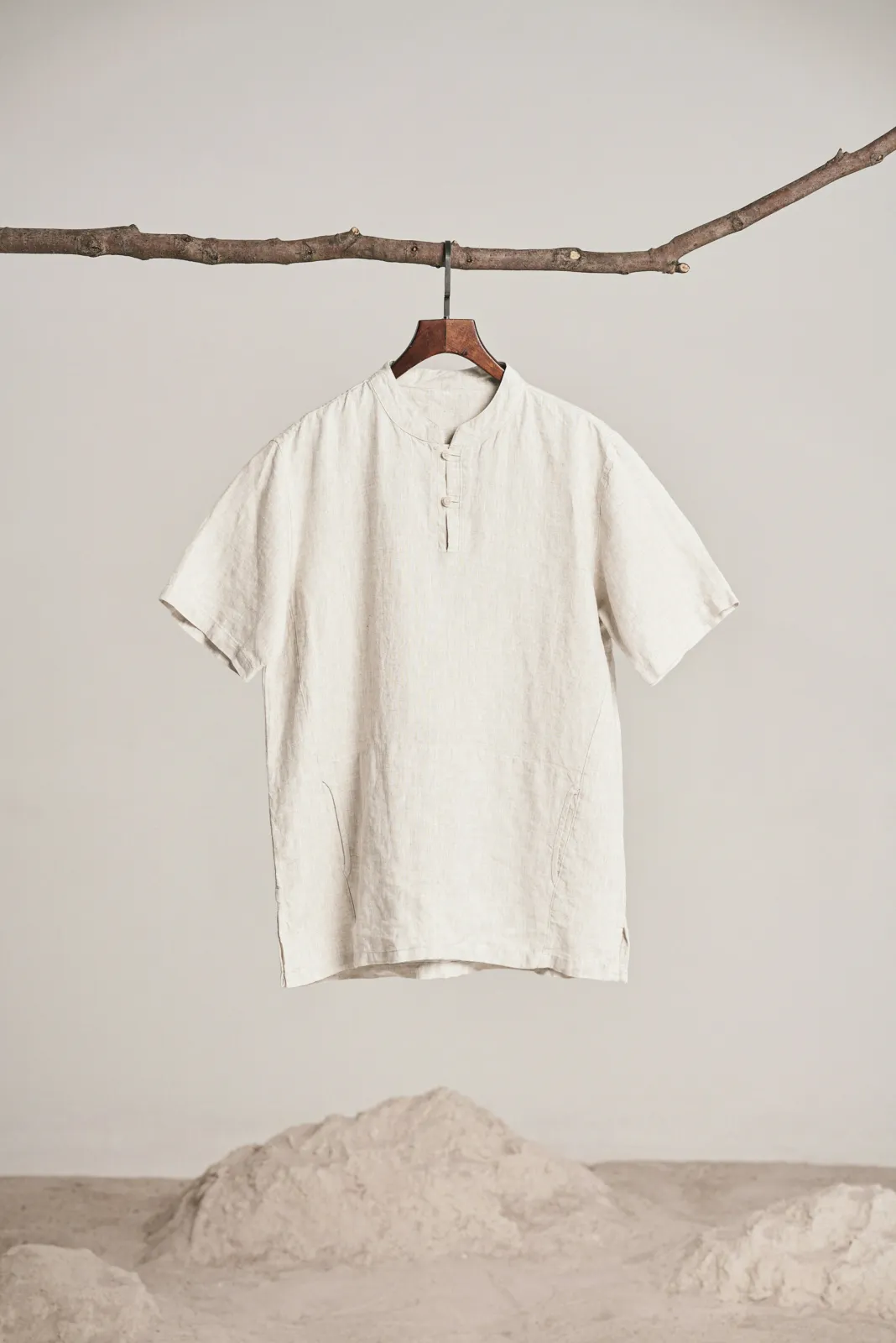 White linen shirt